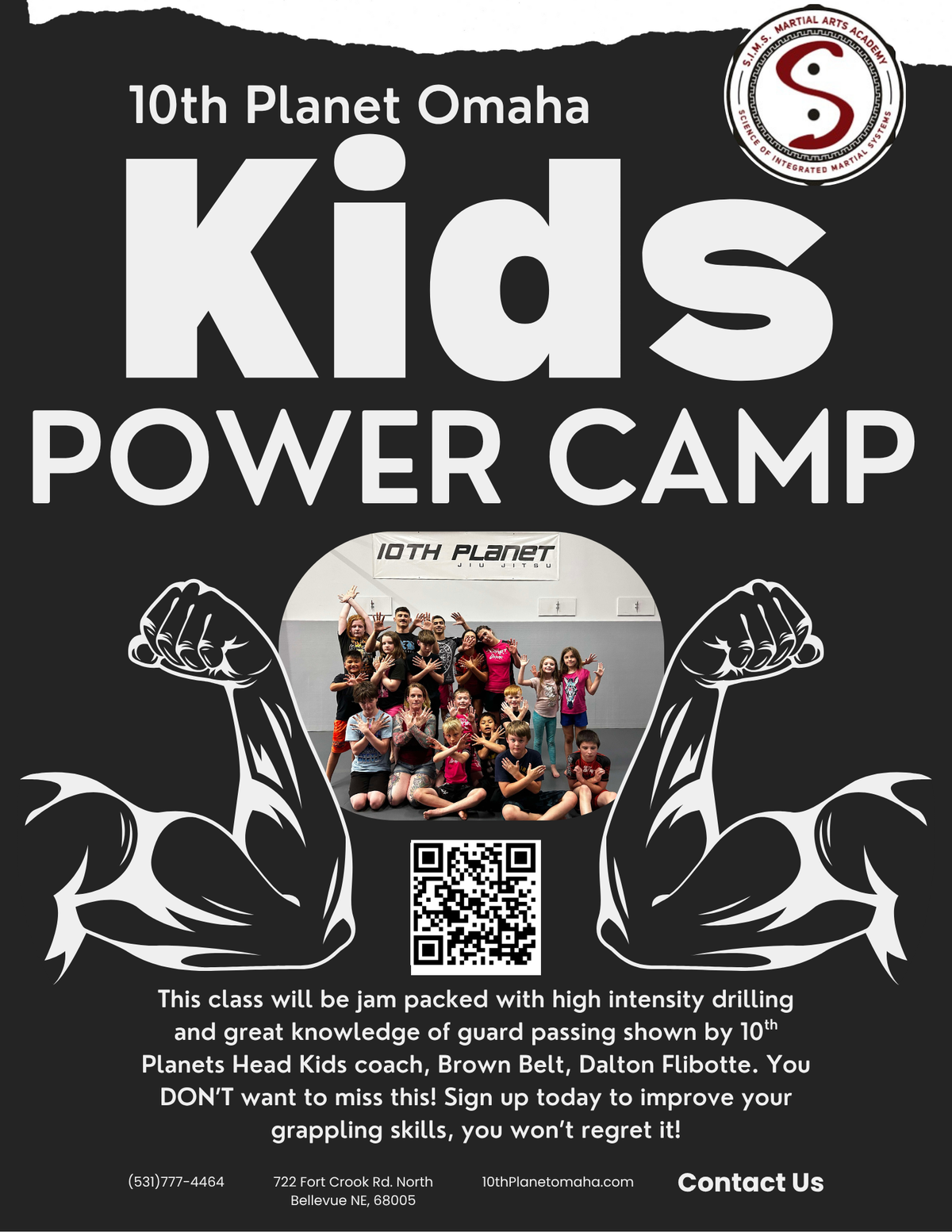 Kids Power Camp - Guard Passing - Summer Camp July 2025 - For Youth